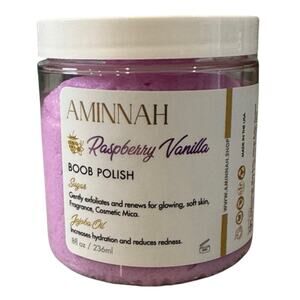 Aminnah Raspberry Vanilla Skin Polish Purple 8oz NEW